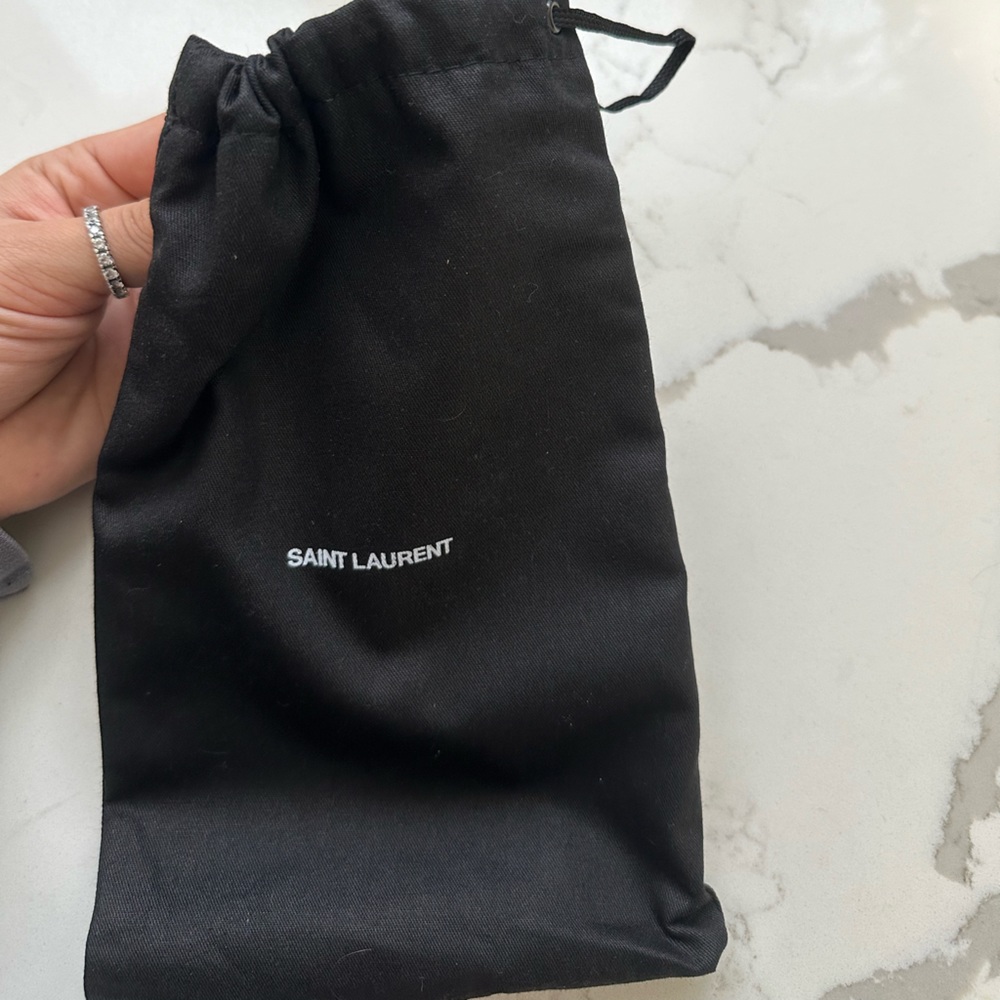 Saint Laurent YSL dust bag with magnetic black box